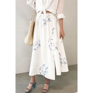 Floral Asymmetrical Skirt